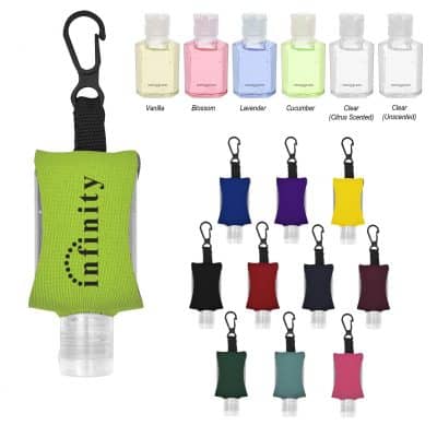 1 oz. Hand Sanitizer With EVA CASE AND CLIP