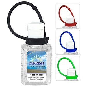 "SanPal S Connect" 0.5 oz Compact Hand Sanitizer Antibacterial Gel in Flip-Top Squeeze Bottle-1