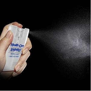 "SanCard" 20 ml. Antibacterial Hand Sanitizer Spray in Credit Card Shape Bottle(Spot Color Print)-2