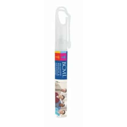 "SprayClip" 10 ml. Antibacterial Hand Sanitizer Spray Pump Bottle with Carabiner Clip Cap(PhotoImage-6
