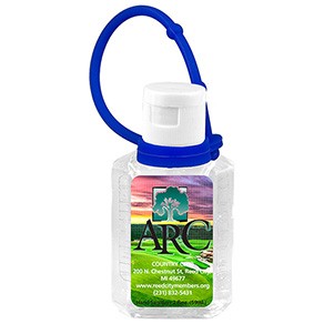 "Blast" 1.0 oz Compact Hand Sanitizer Antibacterial Gel in Flip-Top Squeeze Bottle-2