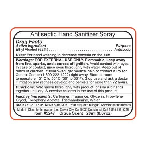 "SanCard" 20 ml. Antibacterial Hand Sanitizer Spray in Credit Card Shape Bottle (PhotoImage ® Full-5
