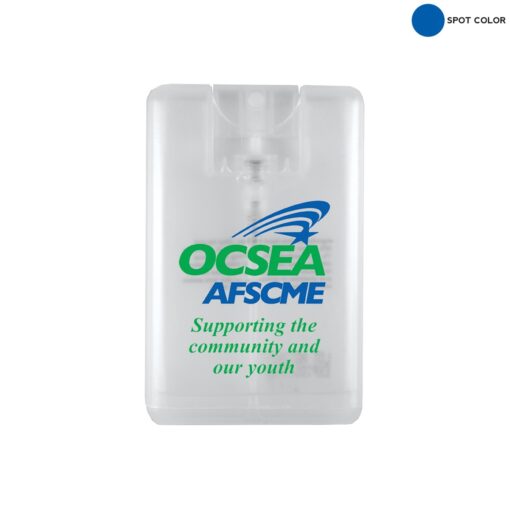 "SanCard" 20 ml. Antibacterial Hand Sanitizer Spray in Credit Card Shape Bottle(Spot Color Print)-4