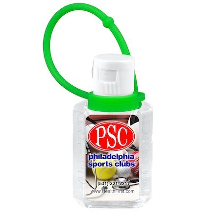 "Sanpal XL Connect" 2 oz Hand Sanitizer Antibacterial Gel with Colorful Silicone Carry Leash-4
