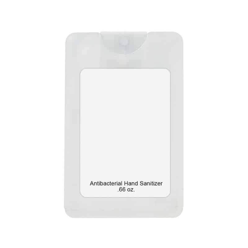 .66 Oz. Card Shape Hand Sanitizer - 8