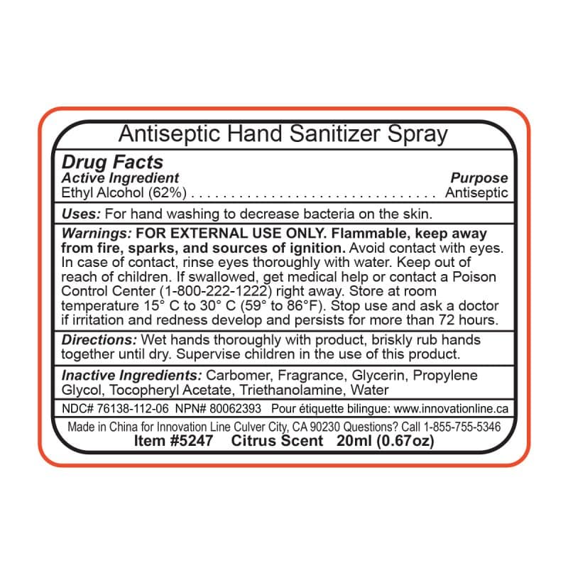 "SanCard" 20 ml. Antibacterial Hand Sanitizer Spray in Credit Card Shape Bottle (PhotoImage ® Full - 4