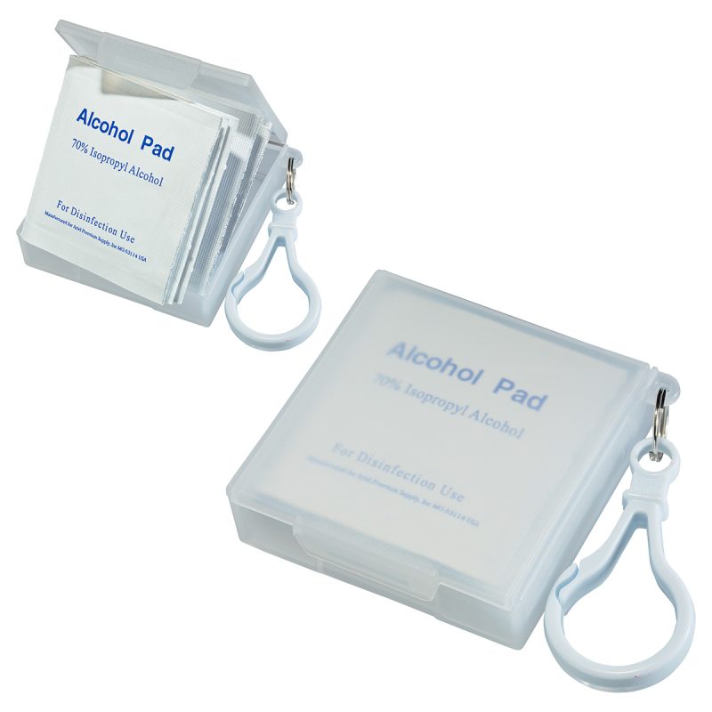 Handy Pack Sanitizing Wipes with Carabiner - 1