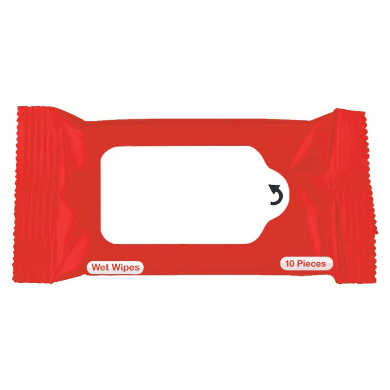 Wet Wipe Packet - 4
